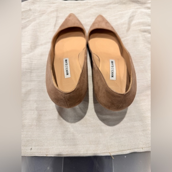Manolo Blahnik
suede pointed toe pumps 50mm - Picture 3 of 9